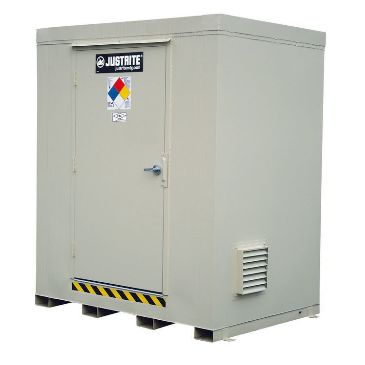 OUTDOOR SAFETY LOCKER, 2-HOUR FIRE-RATED, 6 DRUM