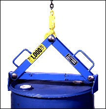 Below-Hook Drum Lifter for 55-Gallon Drum