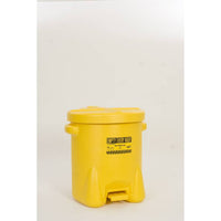 Thumbnail for 14G Yellow Safety Poly Oily Waste Can - Model 937-FLY