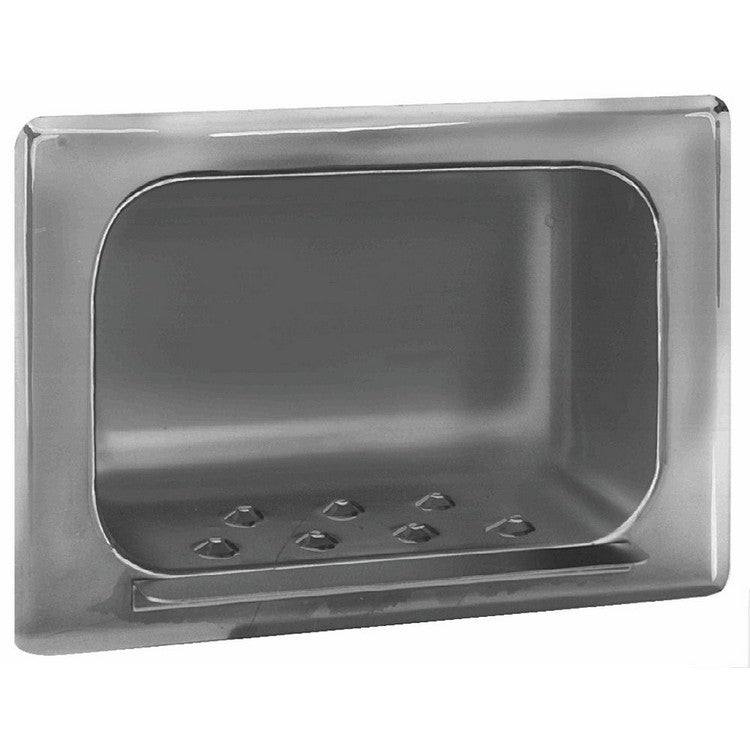 Soap Dish, Satin SS, Recessed - Model 9403-000000