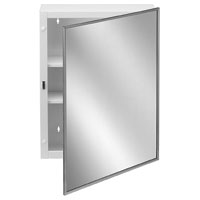 Thumbnail for Bradley Bx Surface Mount Medicine Cabinet w/ Float Glass Mirrored Door