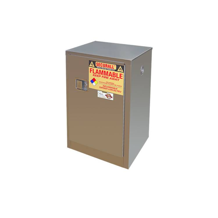 12 Ga. Stainless Steel Flammable Storage, Self-Latch Standard Door - Model A105-SS