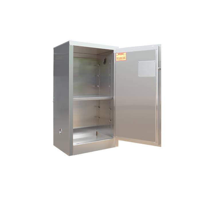 16 Ga. Stainless Steel Flammable Storage, Self-Latch Standard 2- Door - Model A110-SS