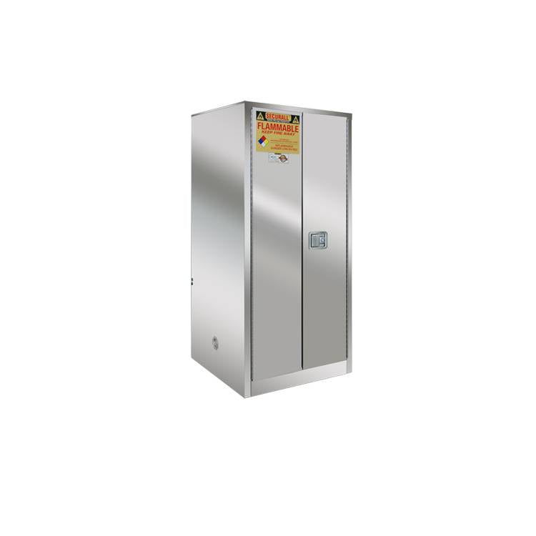 60 Ga. Stainless Steel Flammable Storage, Self-Latch Standard 2- Door - Model A160-SS