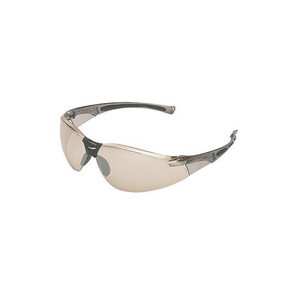 Honeywell Uvex® A800 Series Eyewear, Gray Frame, Indoor/Outdoor Silver Mirror Lens, 1/Each