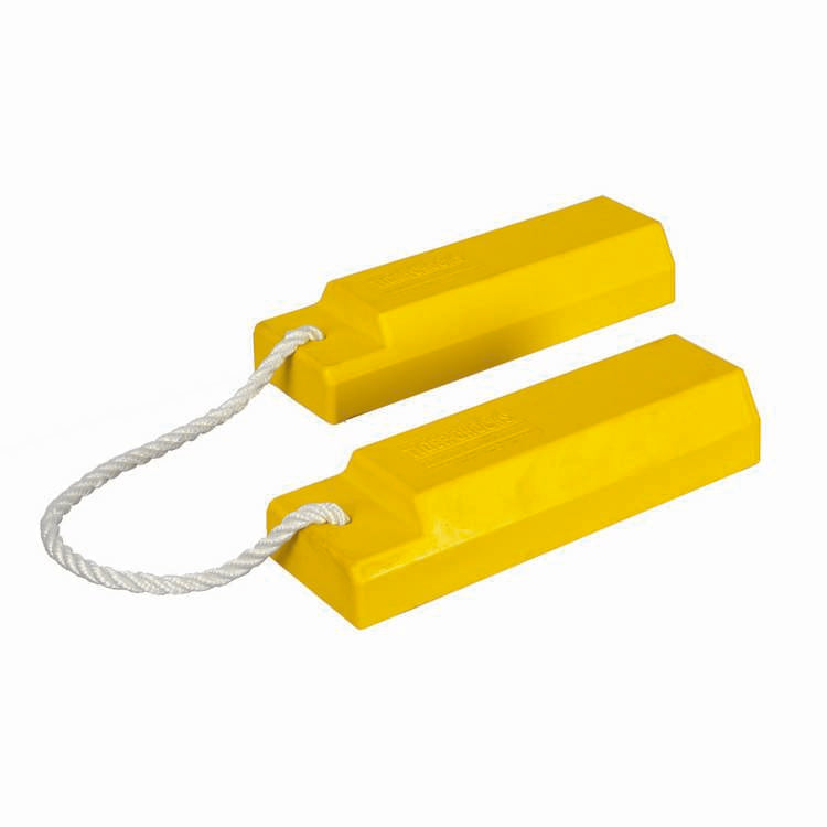 Pair Aviation Chock 18" Yellow Chock - Model AC3518-P