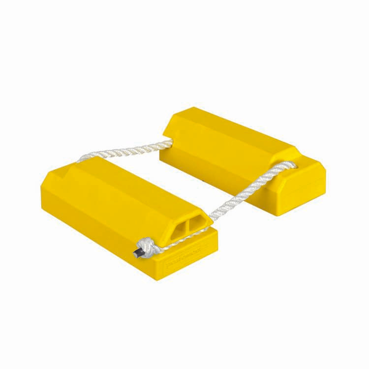 4"x6"x14" Chock Body Yellow - Model AC4614-LR-RP