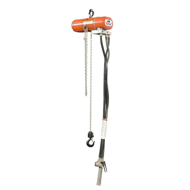 AIR CHAIN HOIST 600 LB CAP 10 FT LIFT - Model ACH-60