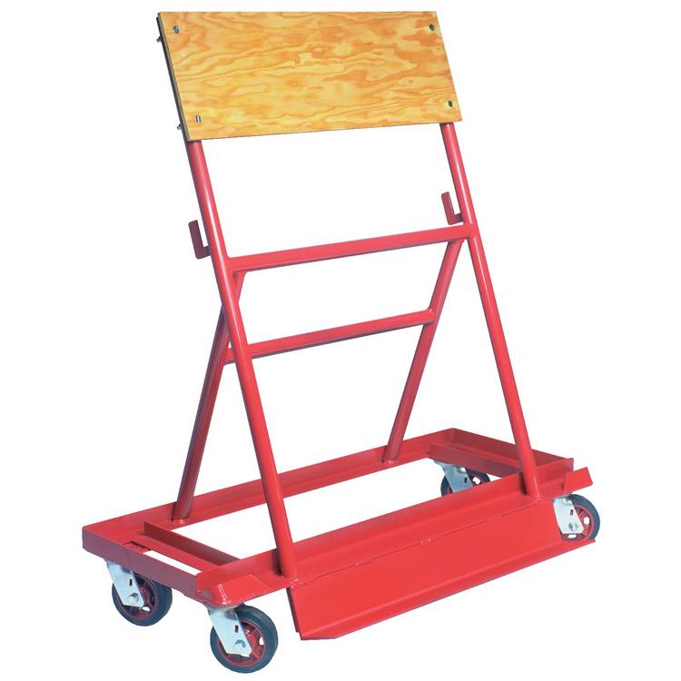 A-FRAME STEEL TRUCK RUBBER CASTERS 22X42 - Model AFC-2242-R