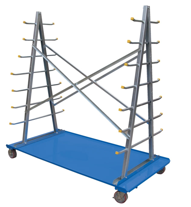 A-Frame Cart with Storage Rack