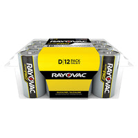 Thumbnail for Rayovac® Ultra Pro™ D Alkaline Batteries, Contractor Pack, 12/Pkg