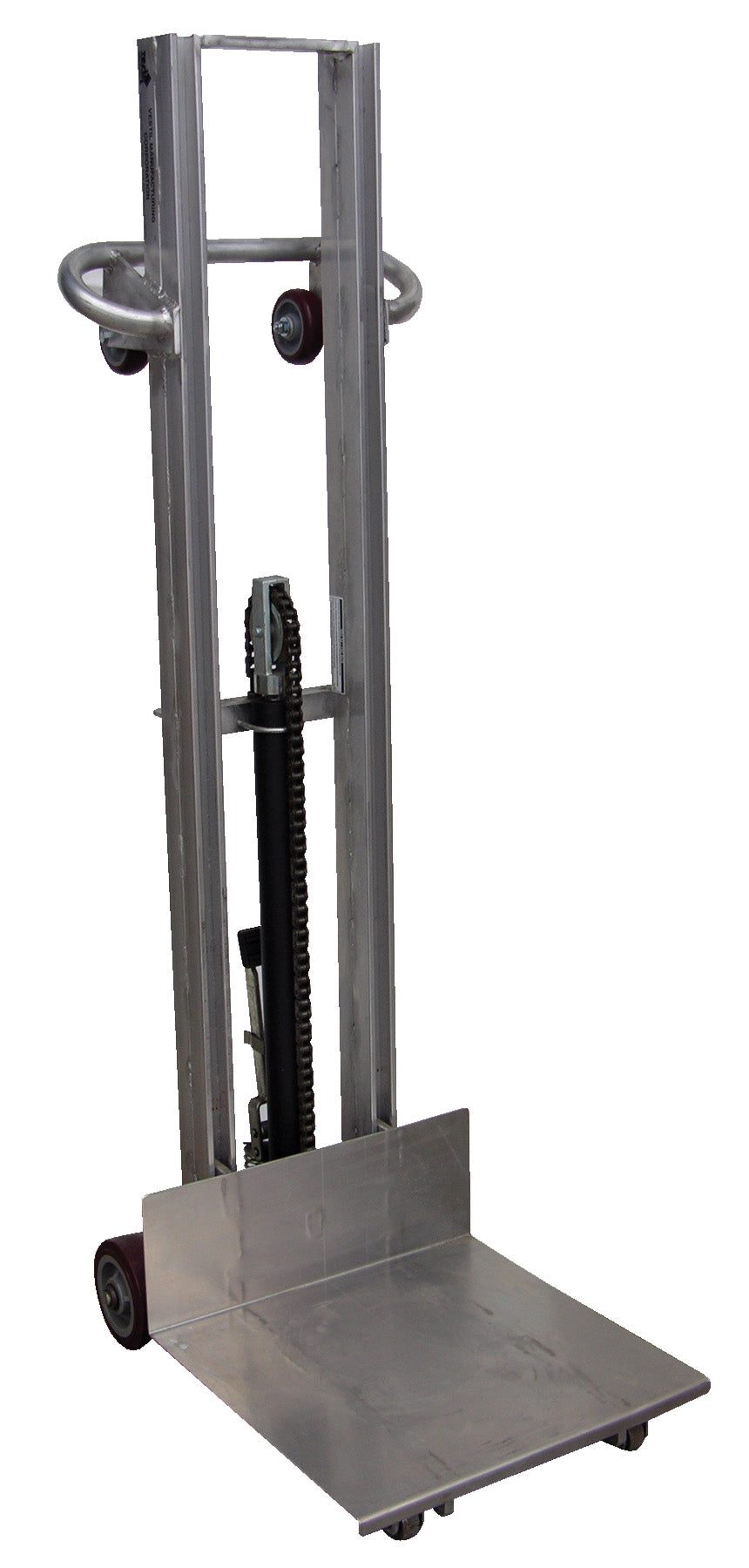 Aluminum Foot Pump Lite Load Lift w/ 3" to 53" Service Range