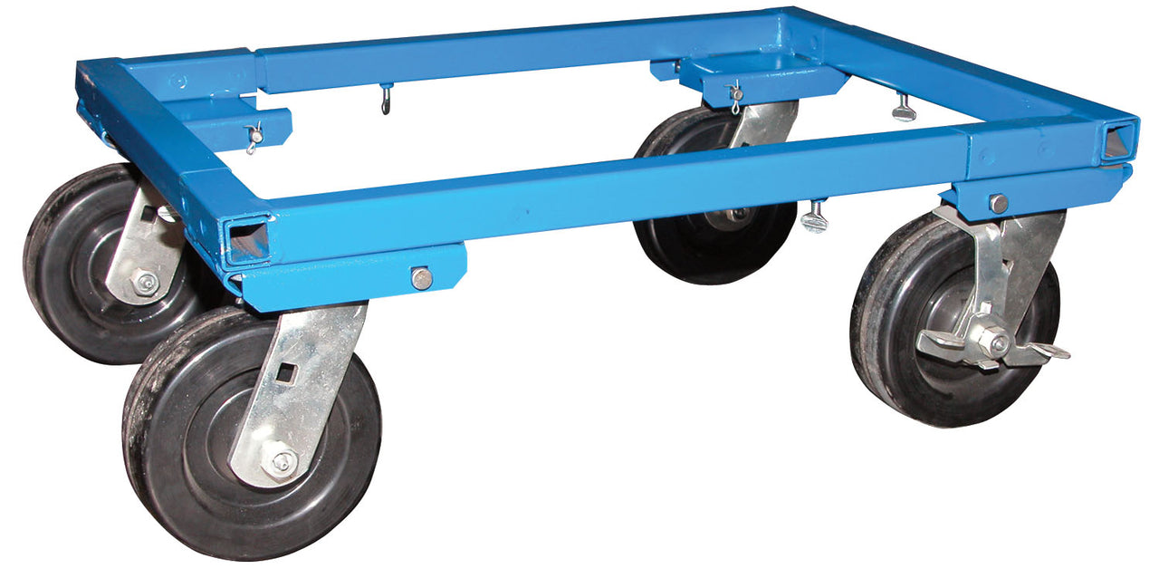 Adjustable Tote Dolly w/ 4" Casters