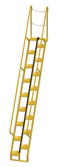 56 Degree Alternating Tread Stair w/ 17 Steps