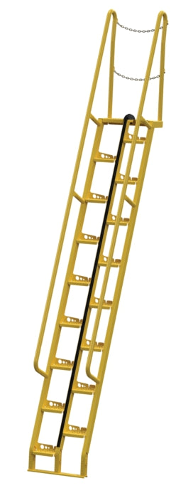 68 Degree Alternating Tread Stair w/ 17 Steps