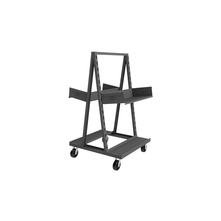 DURHAM ADJUST-A-TRAY TRK, 40X38, DOUBLE, W/TR - Model ATT-4038-2TR1500-95