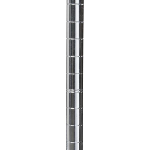 Akro-Mils® Wire Shelving Post, 63", Chrome, 1/Each