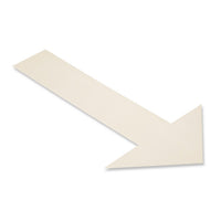 Thumbnail for Mighty Line Solid White Arrow - Pack of 50