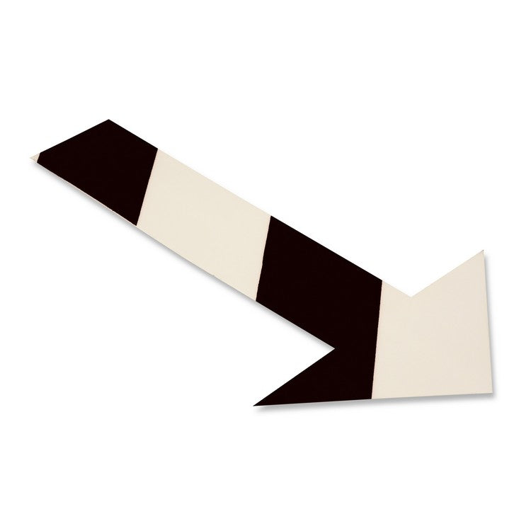 Mighty Line Solid White Arrow With Black Chevrons - Pack of 50