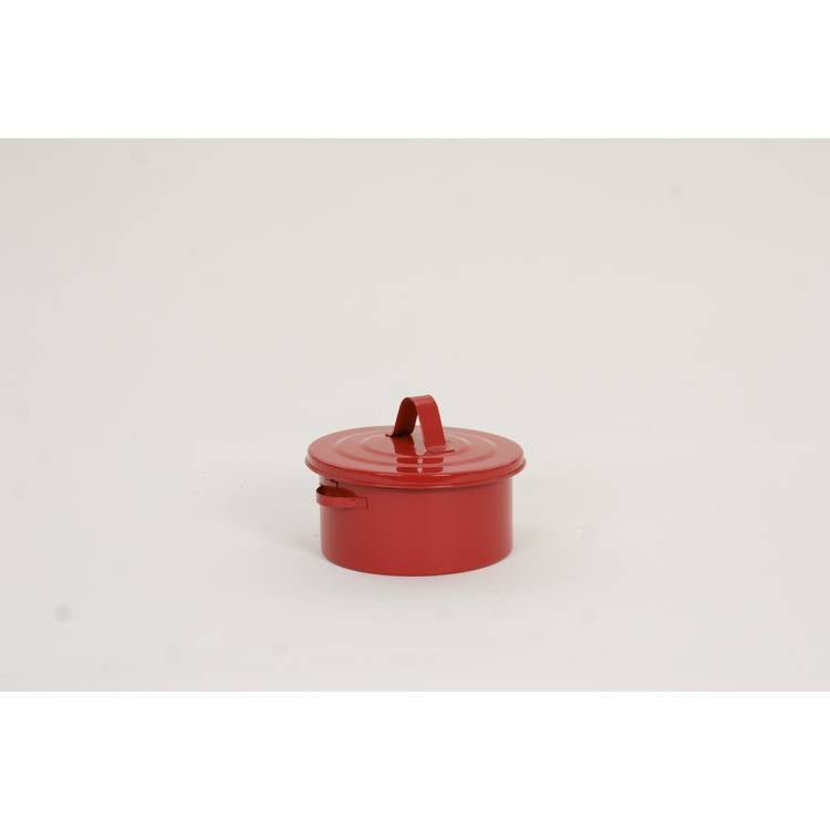 2 qt. Metal - Red Bench Can - Model B-602