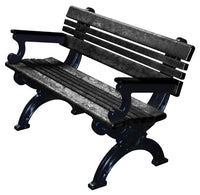 Thumbnail for BENCH CAMBR WITH ARMS 48 BK FRAM BK SEAT