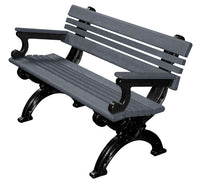 Thumbnail for BENCH CAMBRIDGE WITH ARMS 48 BK FRAME CH