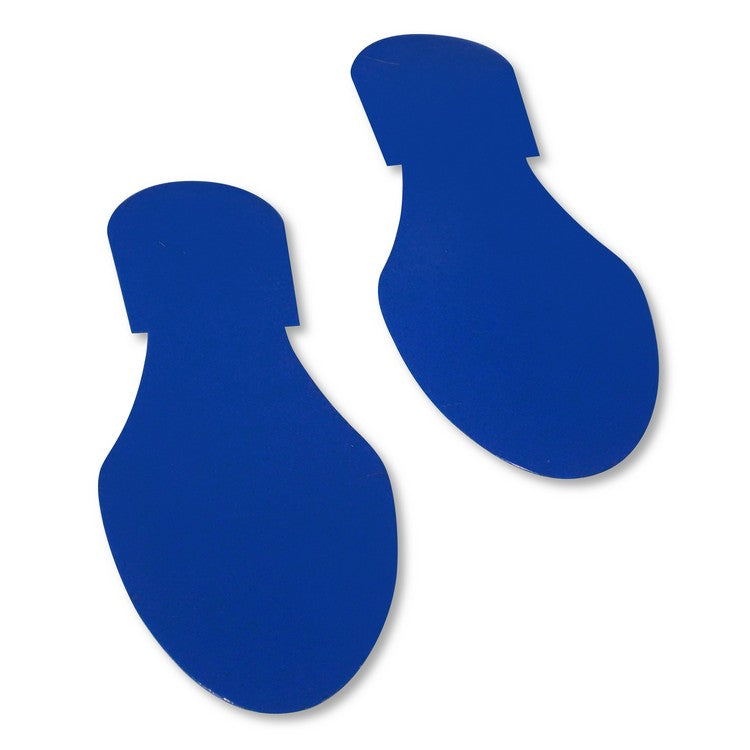 Mighty Line Solid Colored Blue Footprint - Pack of 50