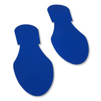 Thumbnail for Mighty Line Solid Colored Blue Footprint - Pack of 50