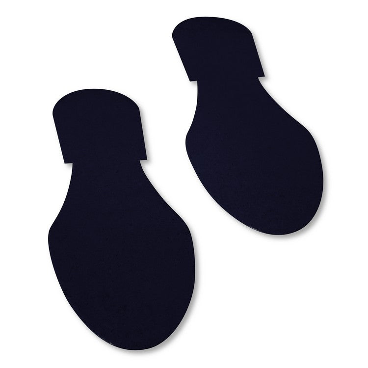 Mighty Line Solid Colored Black Footprint - Pack of 50