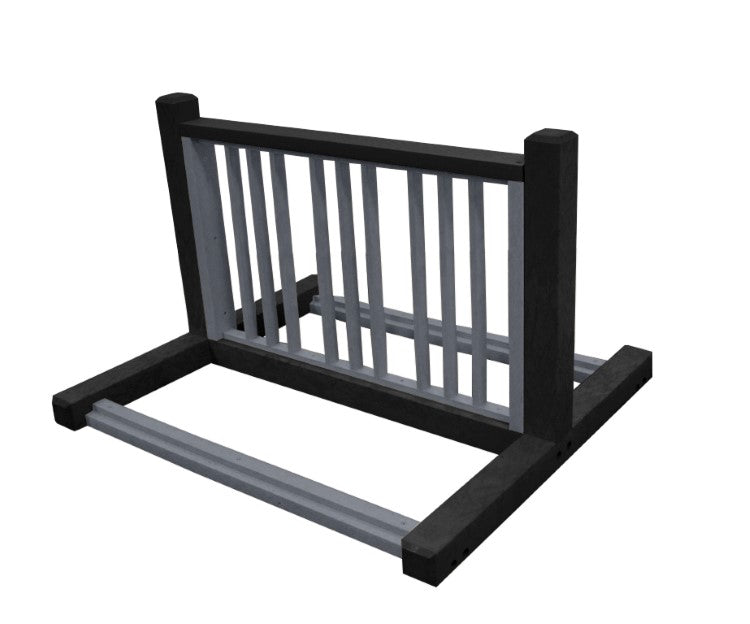 BIKE RACK BLACK/CHARCOAL 6 POSITION