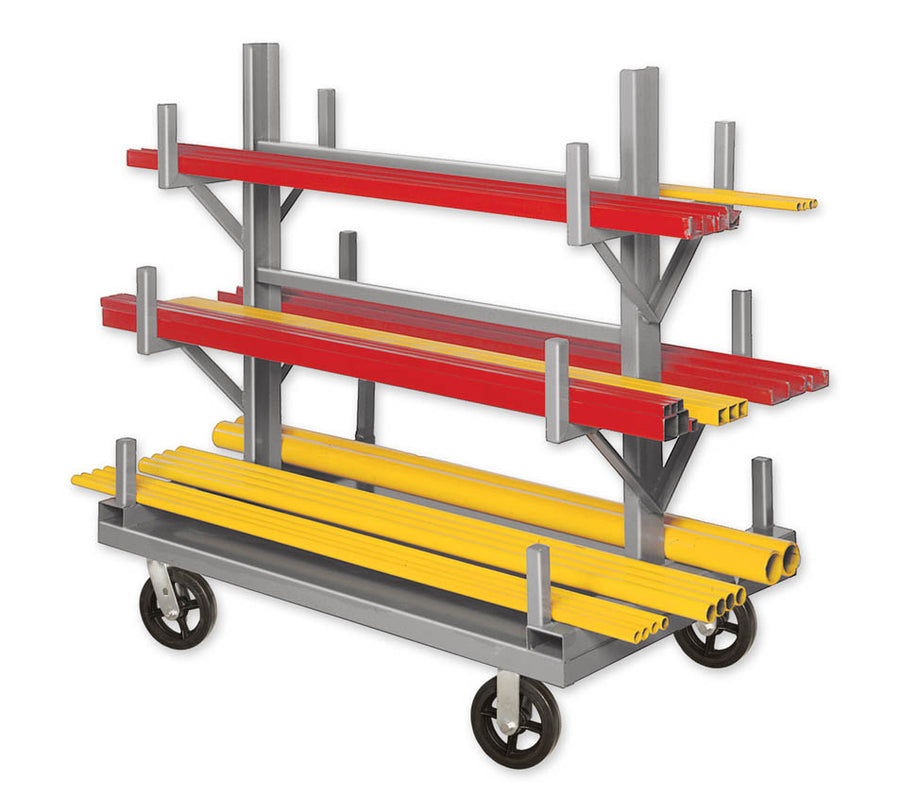Pucel 72" Bar & Rod Truck w/ Steel Casters