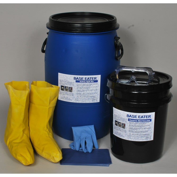 Base Eater Safety Spill Kit - 15-Gallon Drum