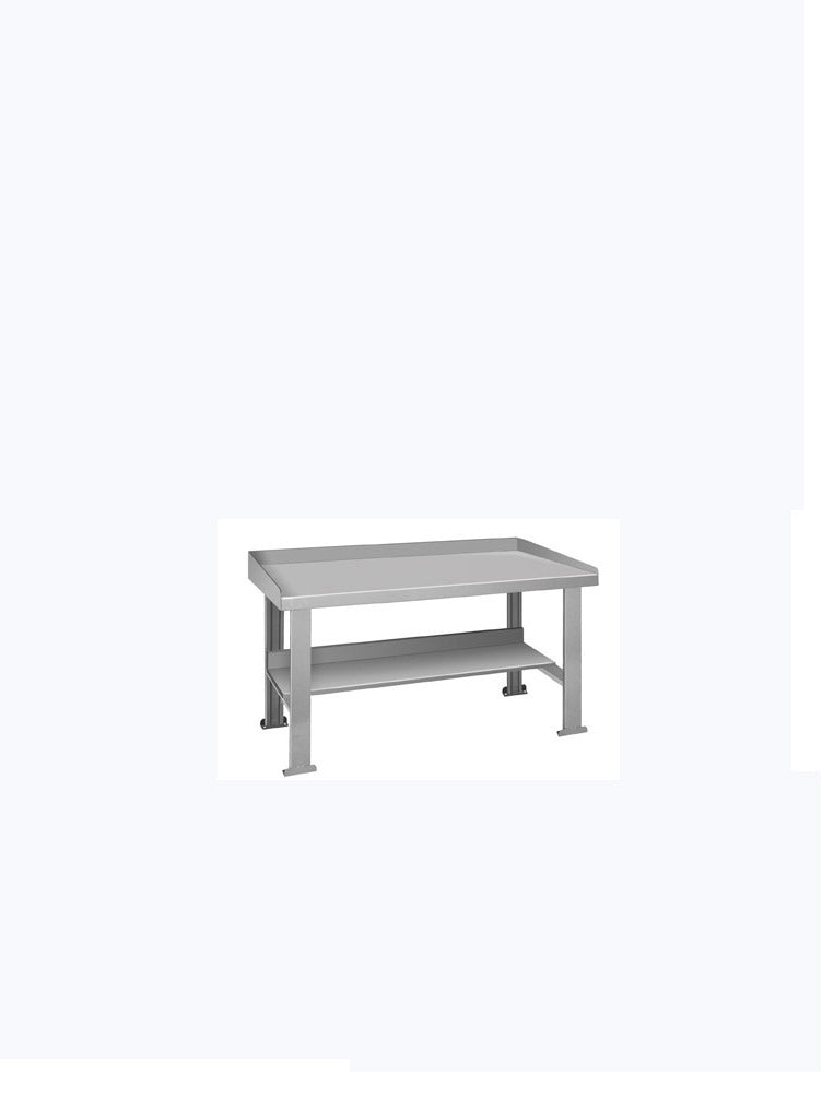 Pucel 28" x 120" Basic Work Bench w/ Shelf
