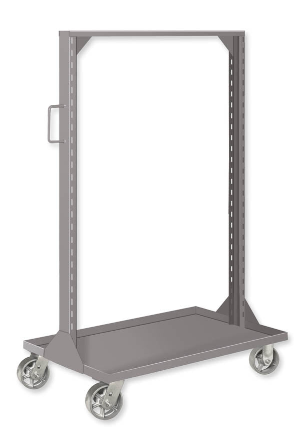 Pucel Bin & Shelf Cart w/ Semi-Steel Casters