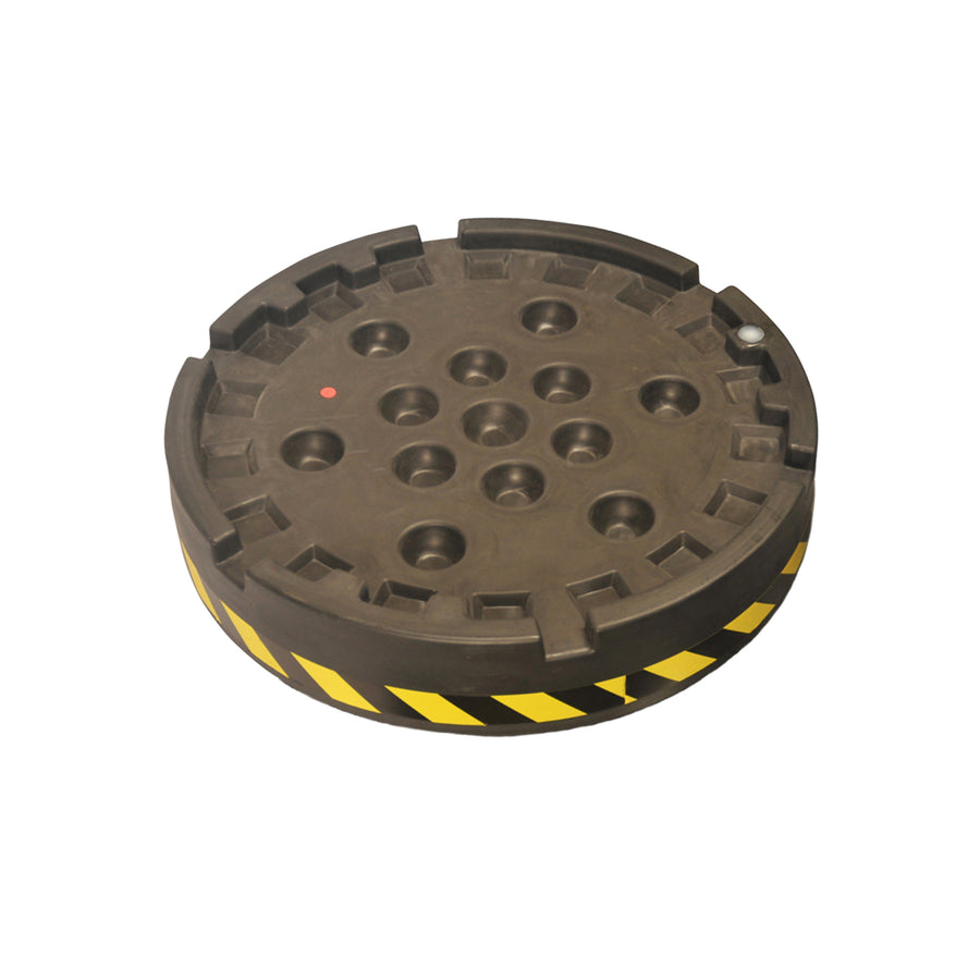 Ultra-Overpack Plus Lid Only, 95, Black, Recycled