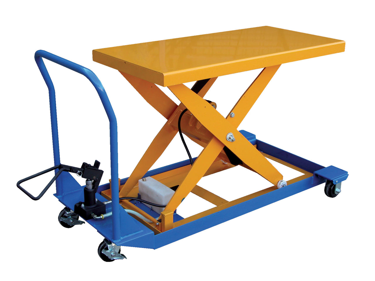 24" x 36" Manual Scissor Cart - Foot Pump w/ 1,000-lbs Capacity