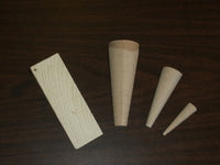 Thumbnail for Wood Hole Plugs - 3 Cones and 1 Wedge