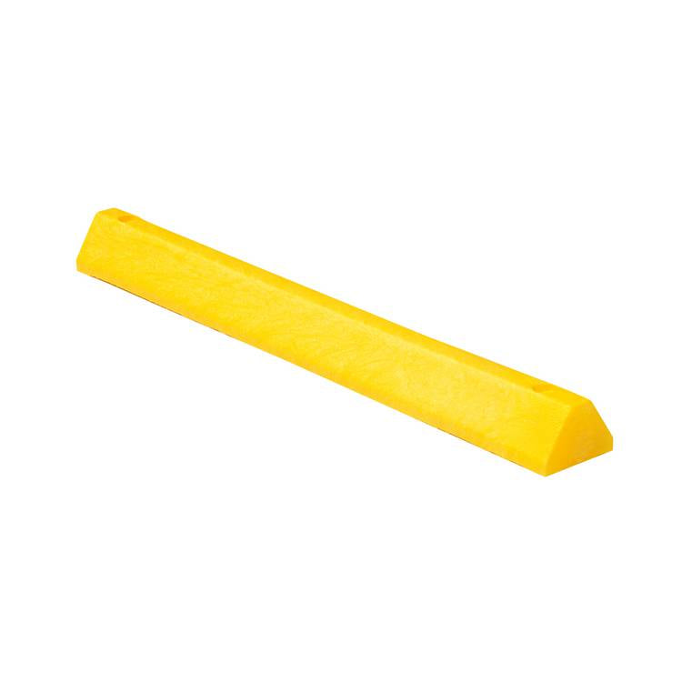 CAR STOP RECYCLED PLASTIC YELLOW 48 IN - Model CS-S48-Y