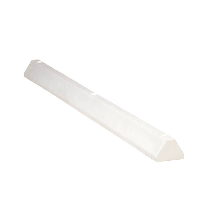CAR STOP RECYCLED PLASTIC WHITE 72 IN - Model CS-S72-W