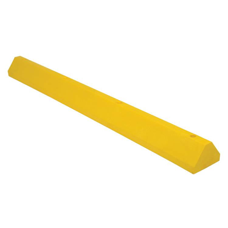 TRUCK STOP RECYCLED PLASTIC YELLOW 96 IN - Model CS-TB96-Y