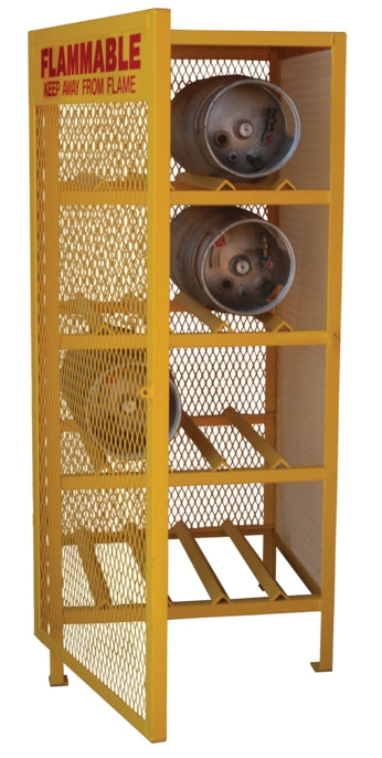 Vestil Horizontal 4 Cylinder Storage Cabinet (Unassembled)