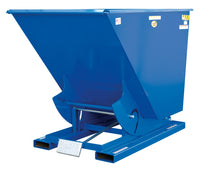 Thumbnail for 1/4 CuYd 70 Degree Medium Duty Self Dumping Hopper w/ Bumper Release - Blue