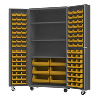 Thumbnail for Mobile Cabinet, 102 Bins, 3 shelves