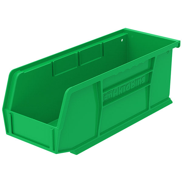 Akro-Mils® AkroBins® Standard Storage Bin, 10 7/8"L x 4 "H x 4 1/8"W, Green, 1/Each