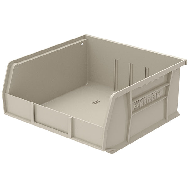 Akro-Mils® AkroBins® Standard Storage Bin, 10 7/8"L x 5"H x 11"W, Stone, 1/Each