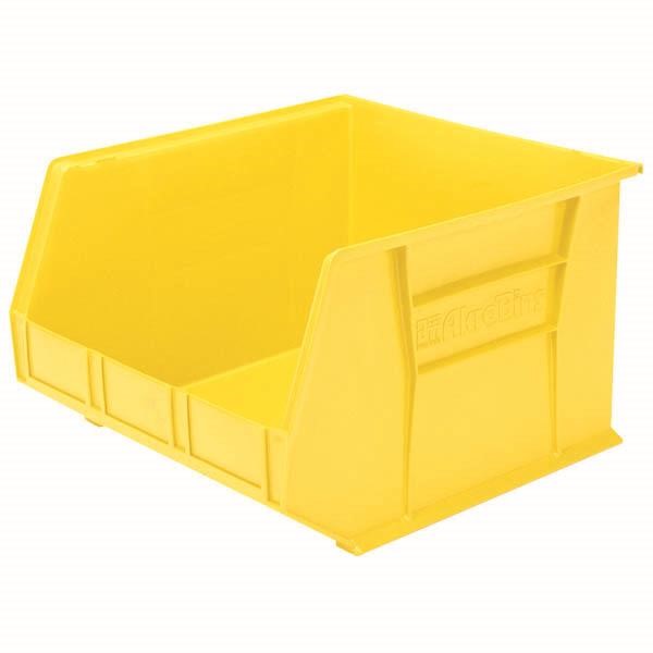 Akro-Mils® AkroBins® Standard Storage Bin, 18"L x 11"H x 16 1/2"W, Yellow, 1/Each