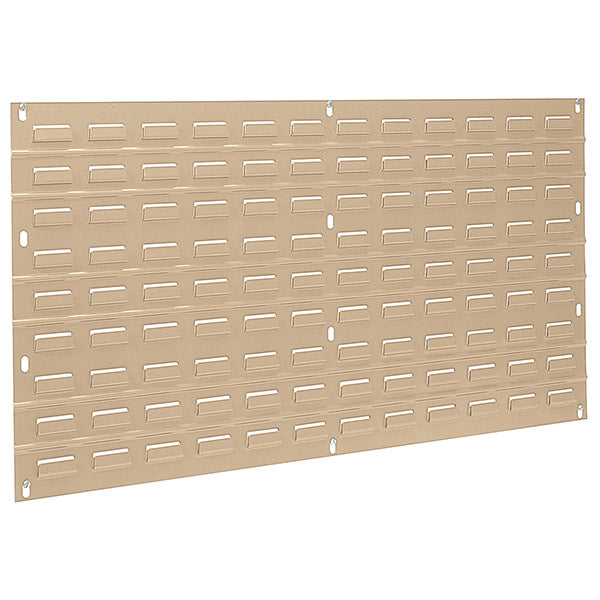 Akro-Mils® Louvered Panel, 35 3/4"L x 19"H x 5/16"W, Beige, 1/Each