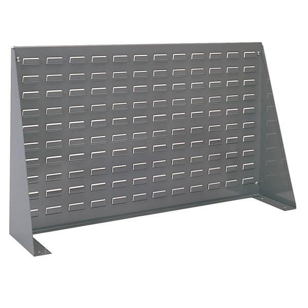 Akro-Mils® Louvered Bench Rack, 36"L x 20"H x 8"W, Gray, 1/Each