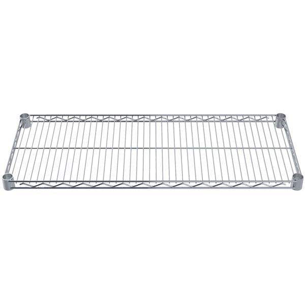 Akro-Mils® Horizontal Wire Shelf, 14" x 36", Chrome, 1/Each