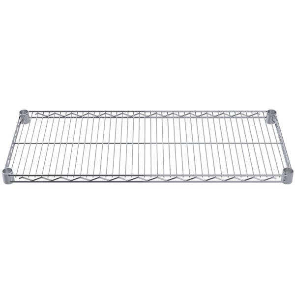 Akro-Mils® Horizontal Wire Shelf, 14" x 36", Chrome, 1/Each